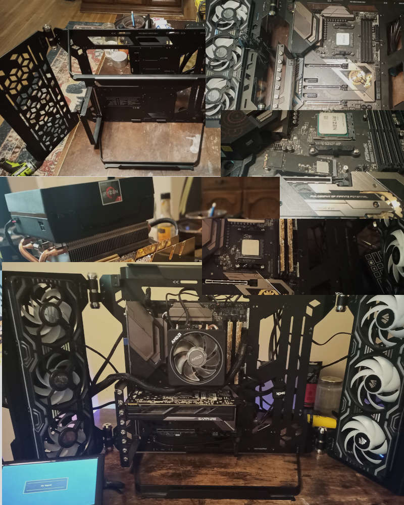 Parts of NeoBlue getting assembled